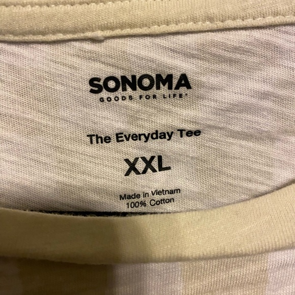 Tan and cream shirt - Picture 2 of 2